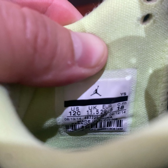 Air Jordan 4 Retro PS Fuchsia 487725-027 Girls Size 12 C Basketball - Picture 9 of 9